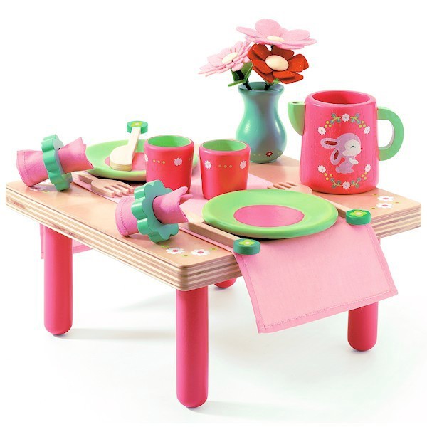 Djeco Lili Roses lunch set