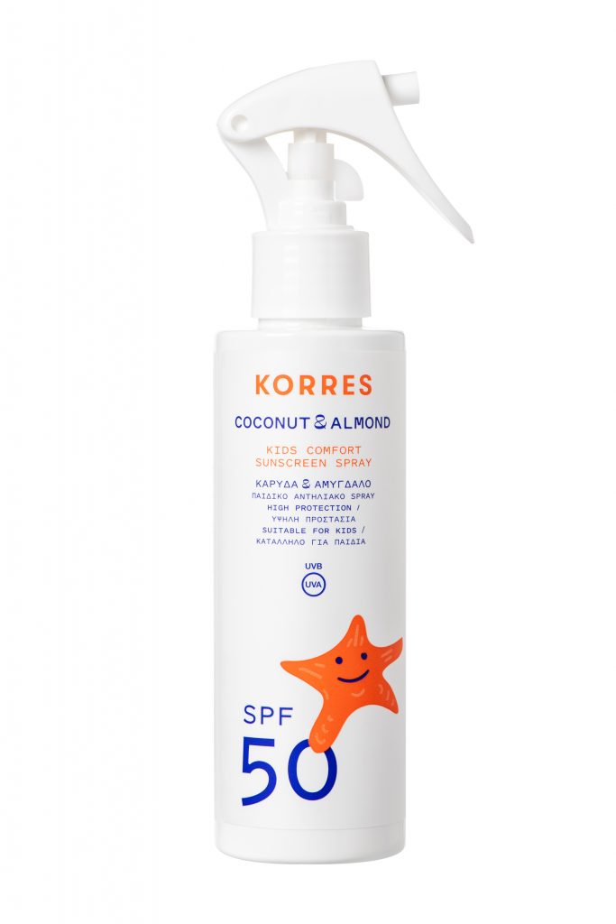 KORRES ΚΑΡΥΔΑ & ΑΜΥΓΔΑΛΟ ΠΑΙΔΙΚΟ ΑΝΤΗΛΙΑΚΟ SPRAY SPF50